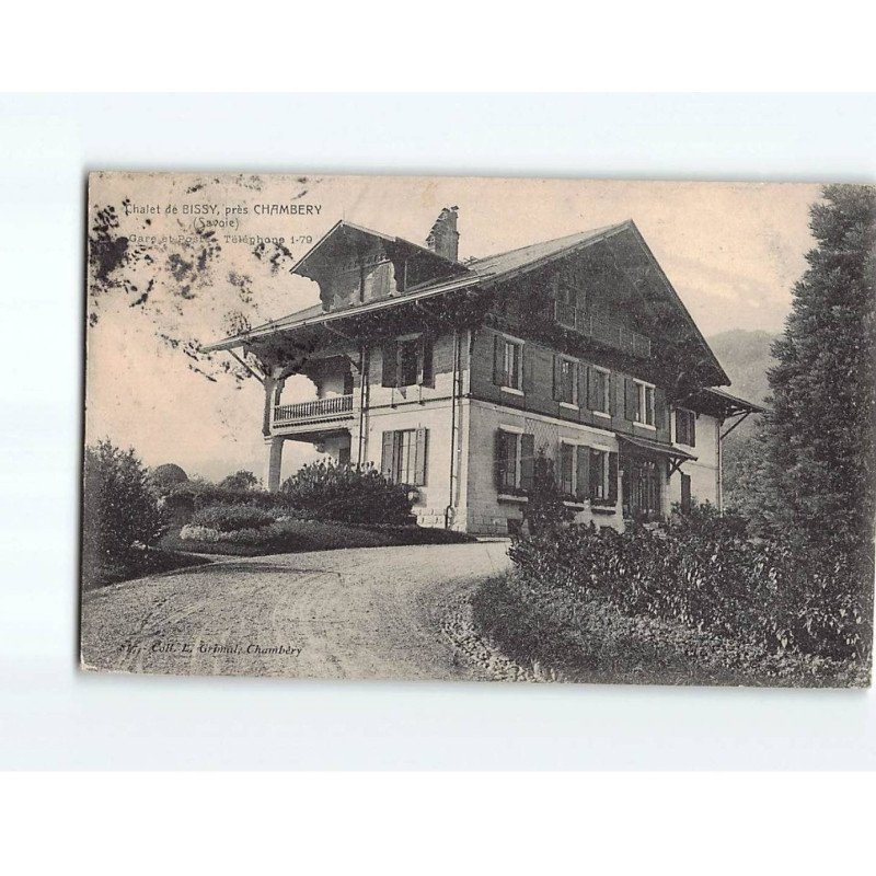 Chalet de BISSY : Gare et poste - état