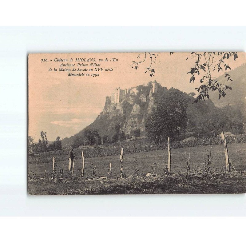 Château de Miolans vu de l'Est - état
