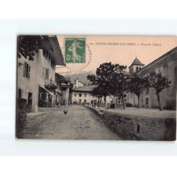SAINTE HELENE SUR ISERE : Place de l'Eglise - état