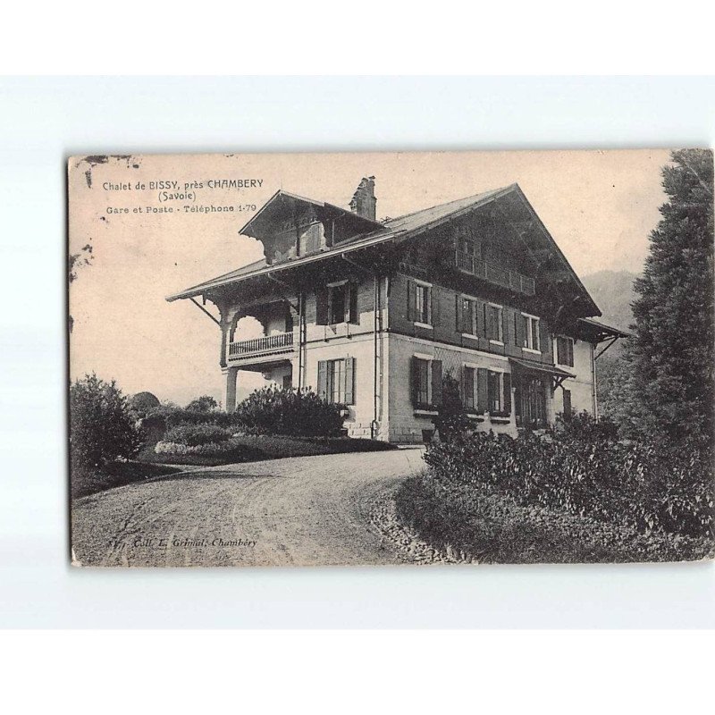 Chalet de BISSY : Gare et poste - état