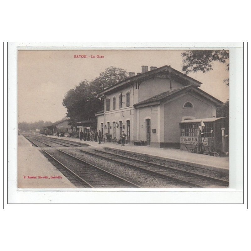 BAYON : la gare - tres bon etat