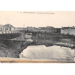 VITRY LE FRANCOIS - Le Canal et le Pont de Châlons - très bon état