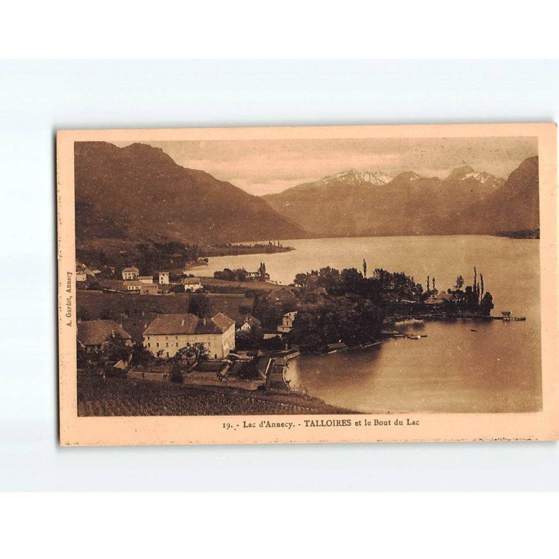 TALLOIRES : Vue générale et le bout du Lac - très bon état