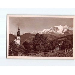 COMBLOUX : Panorama de la Chaîne du Mont Blanc et l'Eglise de Combloux - très bon état