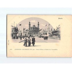 PARIS : Exposition 1900, Pont d'Iéna et Palais du Trocadéro - très bon état