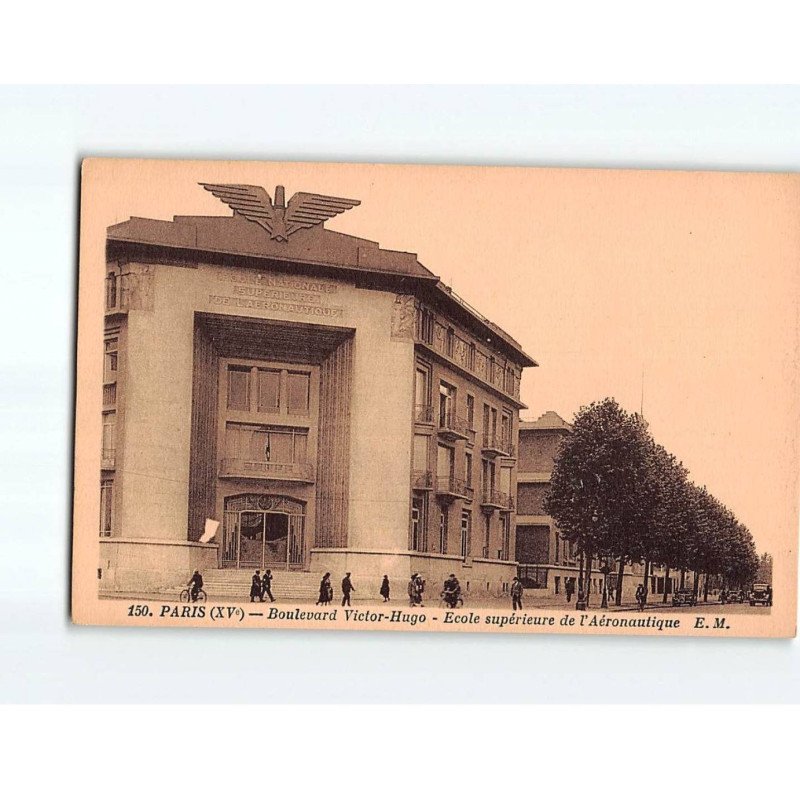 PARIS : XVe arr, Boulevard Victor-Hugo, Ecole supérieure de l'Aéronautique - très bon état