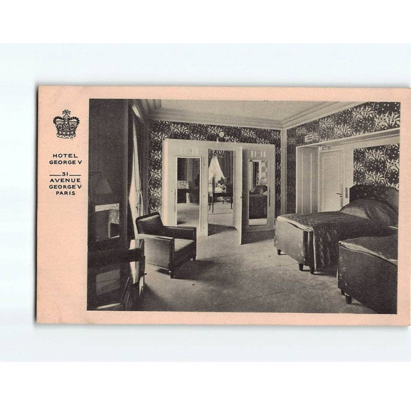 PARIS : Hôtel Georges V, Une Chambre - très bon état