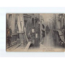 PARIS : Inondations 1910, Rue de Bièvre - état