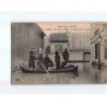 PARIS : Inondations 1910, Rue Félicien David, Déménagement en bateau - état