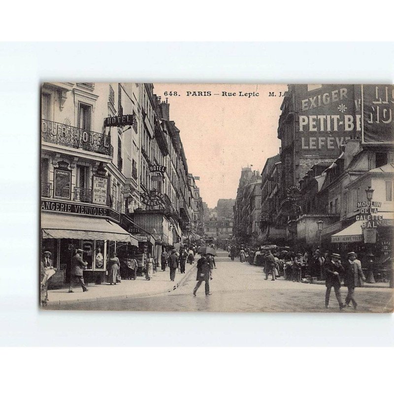 PARIS : Rue Lepic - état