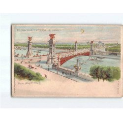 PARIS : Exposition Universelle 1900, Pont Alexandre III - très bon état