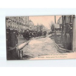 PARIS : Inondations 1910, Machine épuisant l'Eau du Métropolitain - très bon état