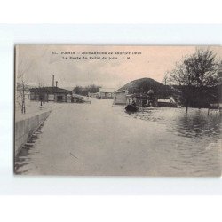 PARIS : Inondations 1910, La porte du point du jour - très bon état