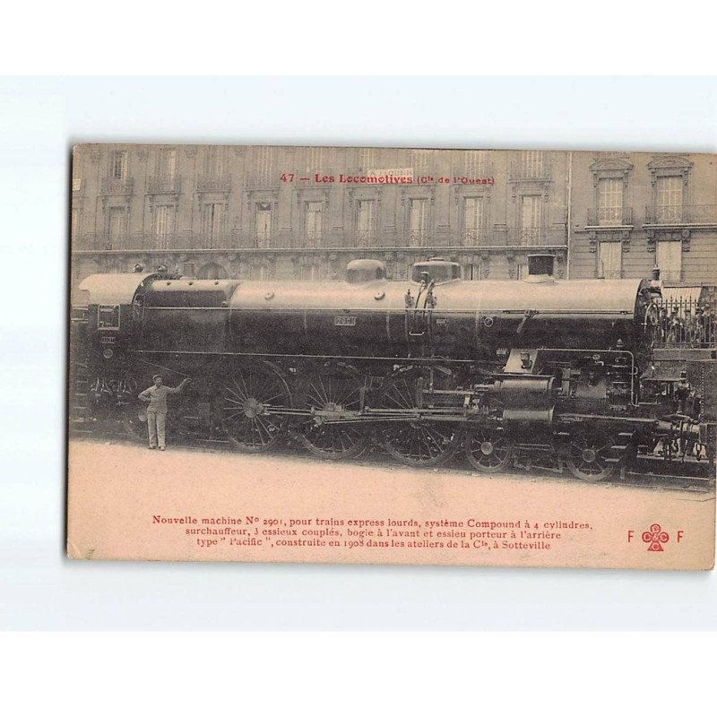 SOTTEVILLE : Nouvelle Machine NÂ°2901, pour trains express lourds - état