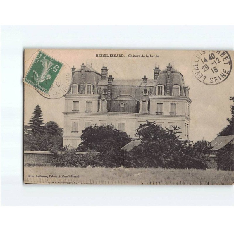 MESNIL ESNARD : Château de la Lande - état