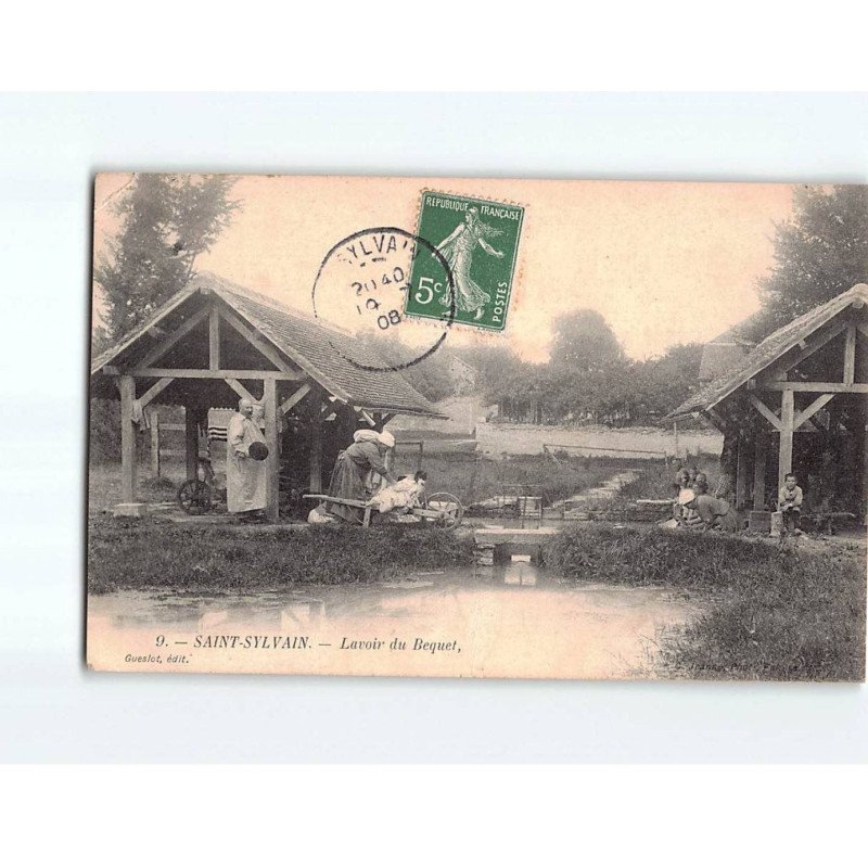 SAINT SYLVAIN : Lavoir du Bequet - état