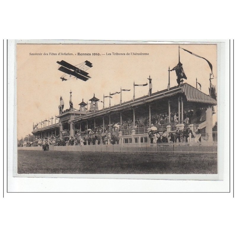 RENNES : les tribunes de l'aerodrome - tres bon état RENNES : les tribunes de l'aerodrome - tres bon état