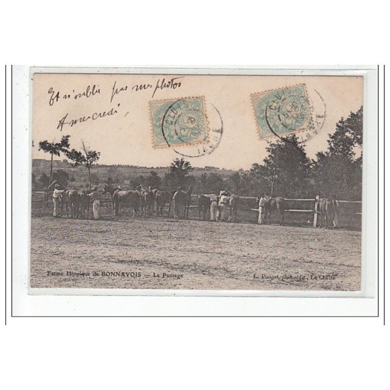 BONNAVOIS : le pansage - tres bon état