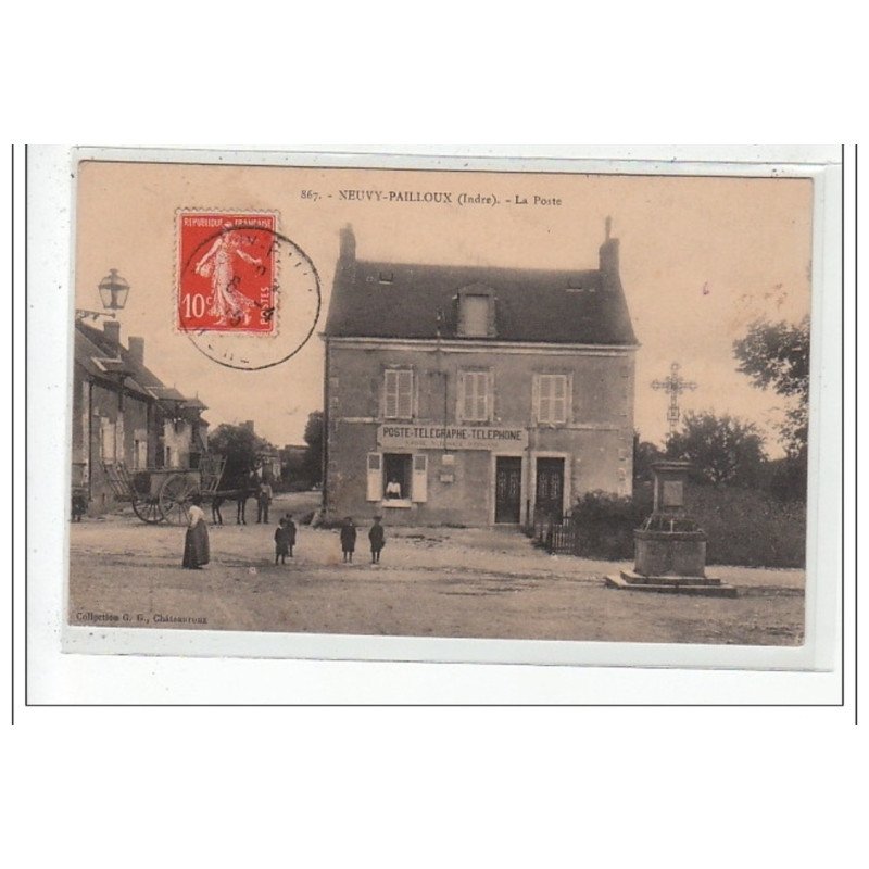 NEUVY-PAILLOUX : la poste - tres bon état NEUVY-PAILLOUX : la poste - tres bon état