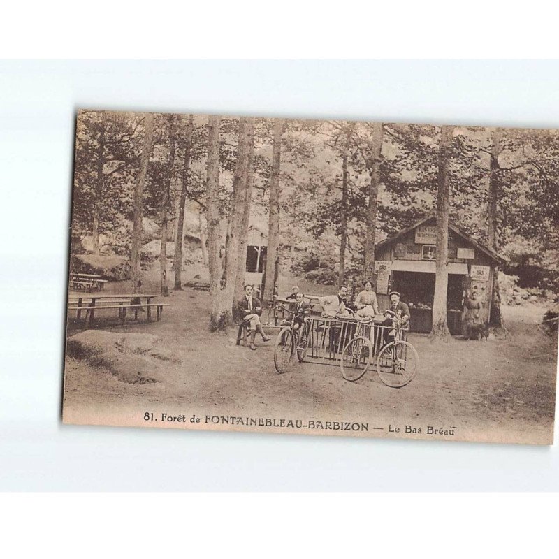 Forêt de FONTAINEBLEAU BARBIZON : Le bas Bréau - très bon état