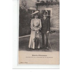 BIARRITZ - Biarritz Pittoresque - Alphonse XIII et la princesse Ena de Battenberg - état