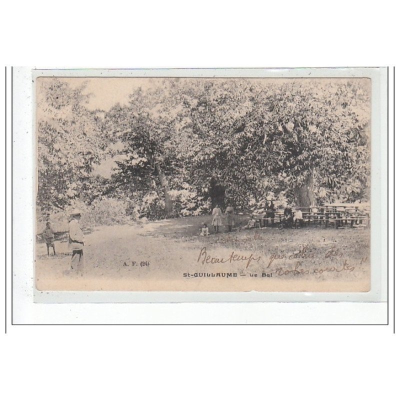 St-GUILLAUME : un bal - tres bon état
