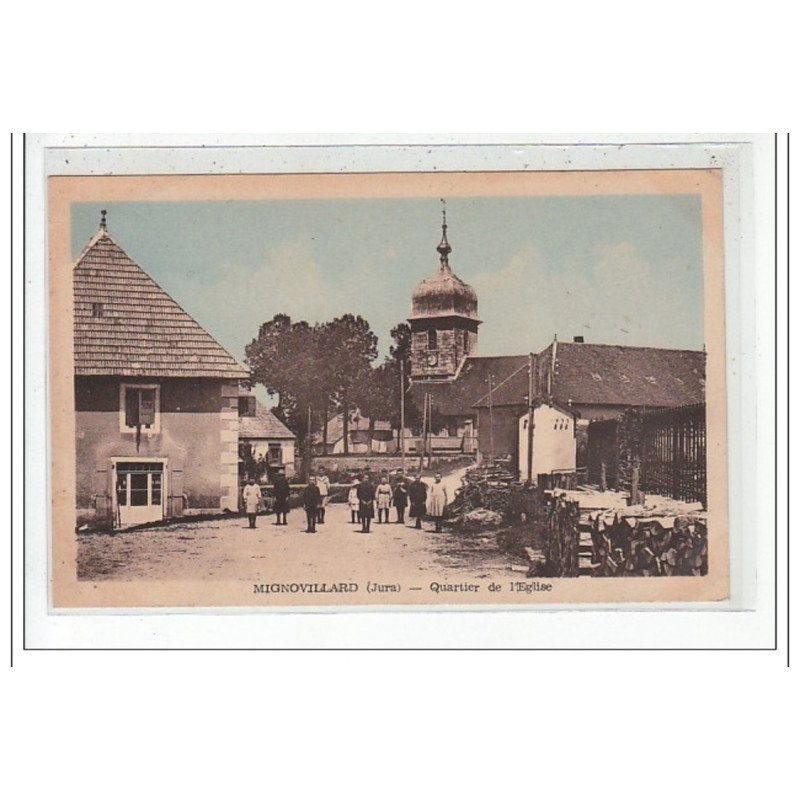MIGNOVILLARD : quartier de l'eglise - tres bon état