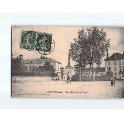 MONTEREAU : Place Gambetta et Hospice - état