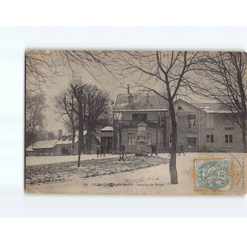 LE RAINCY : La Mairie, bataille de Neige - état