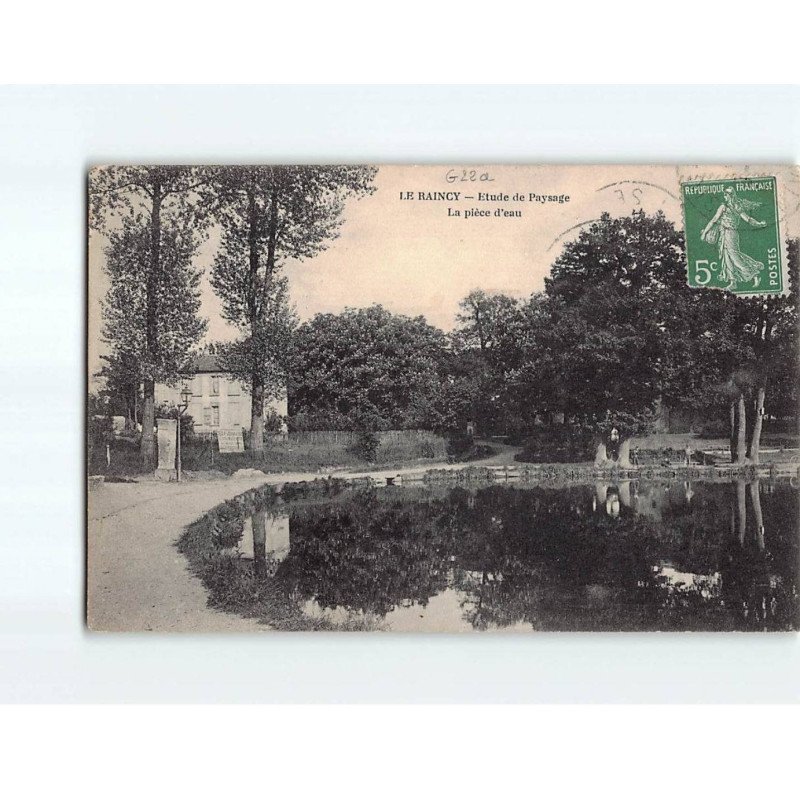 LE RAINCY : Etude de Paysage, la Pièce d'Eau - très bon état