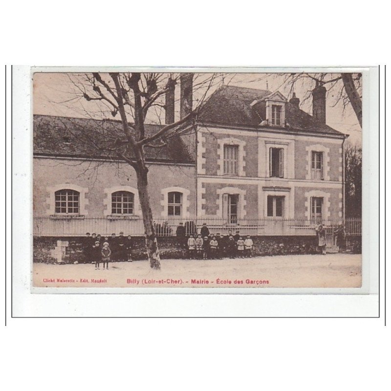 BILLY : mairie, ecole des garcons - tres bon état