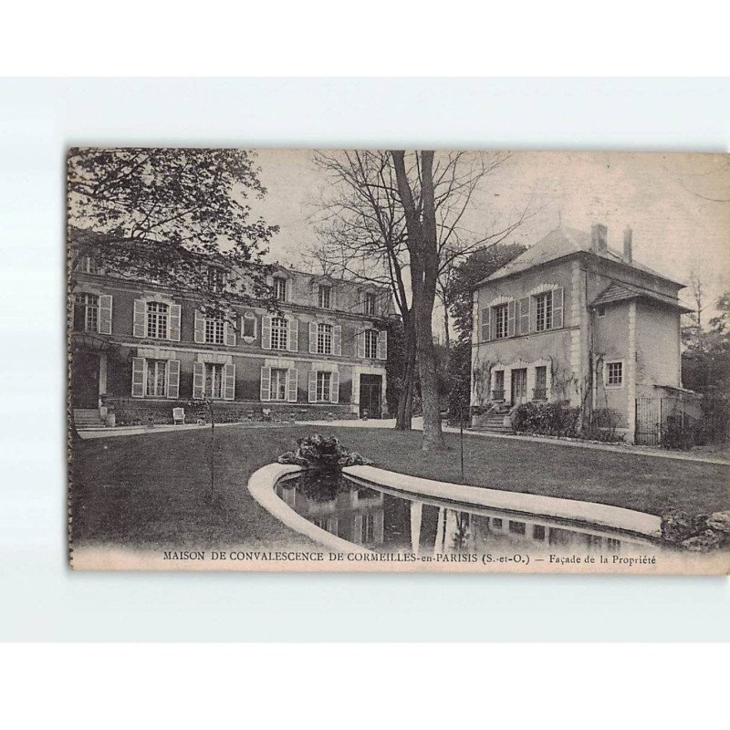 CORMEILLES EN PARISIS : Maison de Convalescence, Façade de la Propriété - très bon état