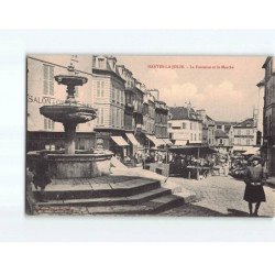 MANTES LA JOLIE : La Fontaine et le Marché - très bon état