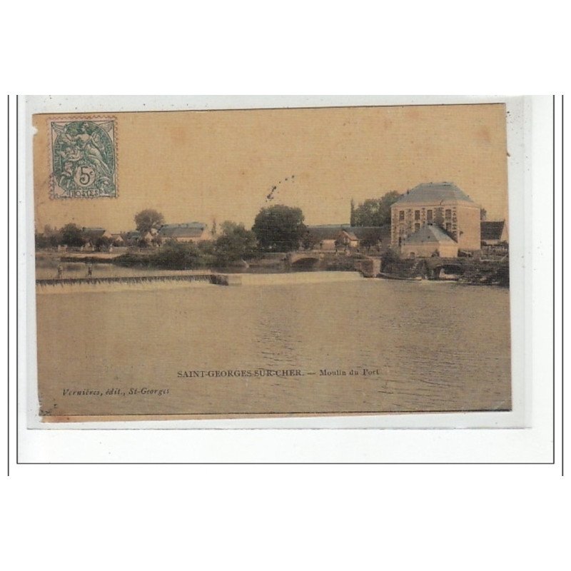 SAINT-GEORGES-SUR-CHER : moulin du port - tres bon état