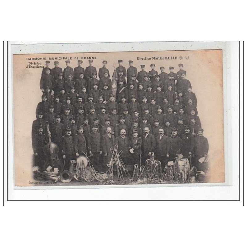 ROANNE : harmonie municipale de roanne - tres bon état