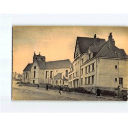 LONGPRE LES CORPS SAINTS : Eglise et Hôtel de Ville - très bon état