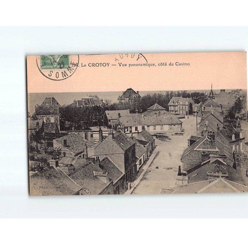 LE CROTOY : Vue panoramique, côté du Casino - très bon état
