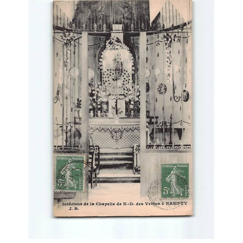 NAMPTY : Intérieur de la Chapelle de Notre-Dame des Vertus - état