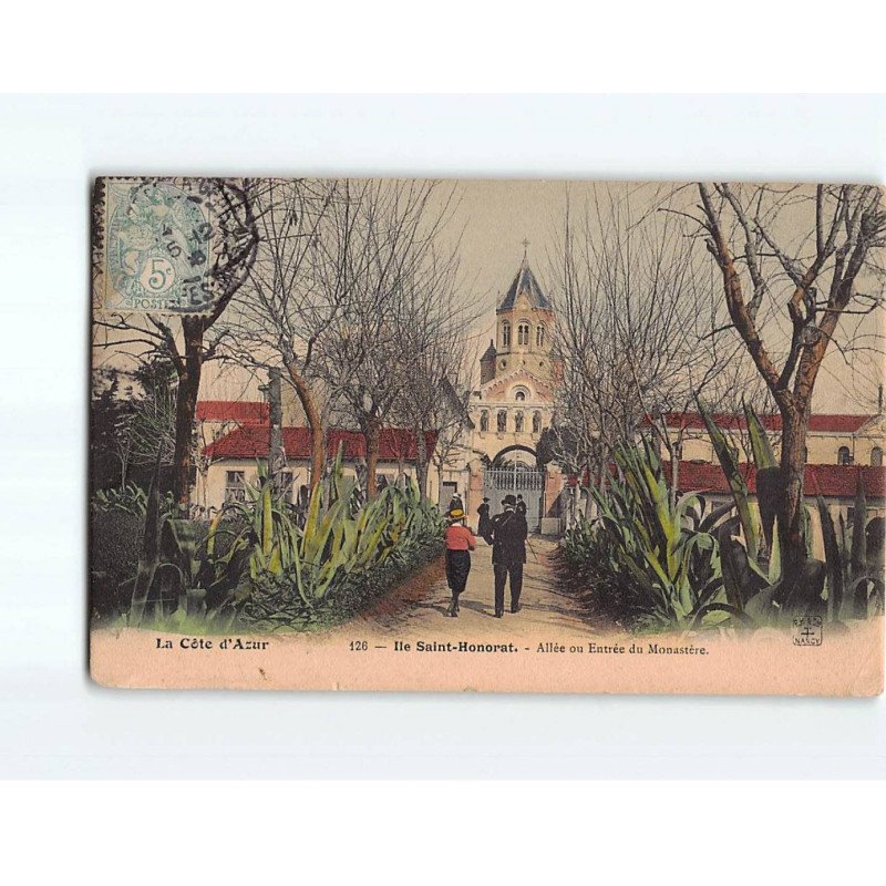 ILE SAINT HONORAT : Allée ou Entrée du Monastère - état