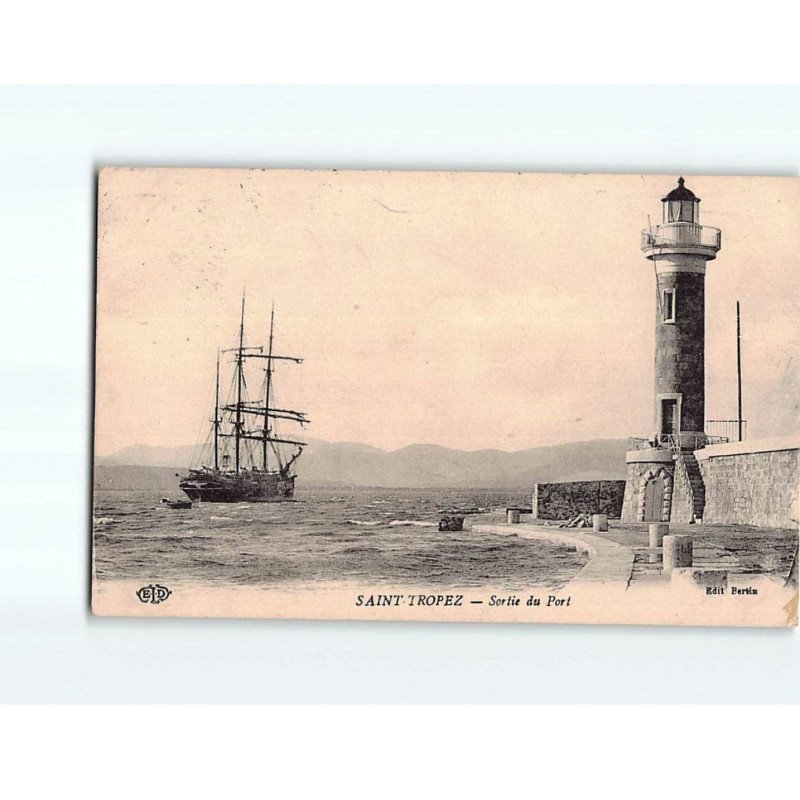 SAINT TROPEZ : Sortie du Port - très bon état
