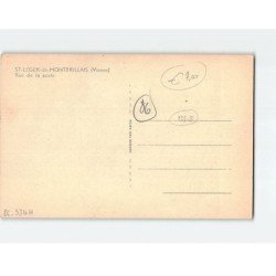 SAINT LEGER DE MONTBRILLAIS : Rue de la Poste - très bon état