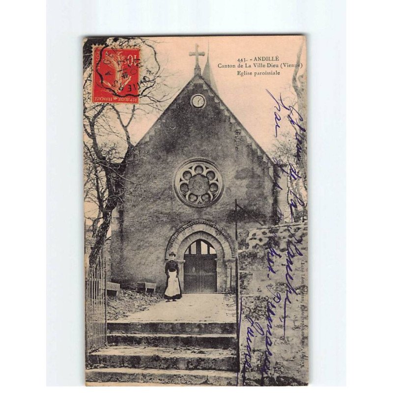 ANDILLE : Canton de la Ville-Dieu, Eglise Paroissiale - état