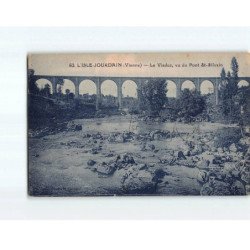 L'ISLE JOURDAIN : Le Viaduc, vu du Pont Saint-Sylvain - état