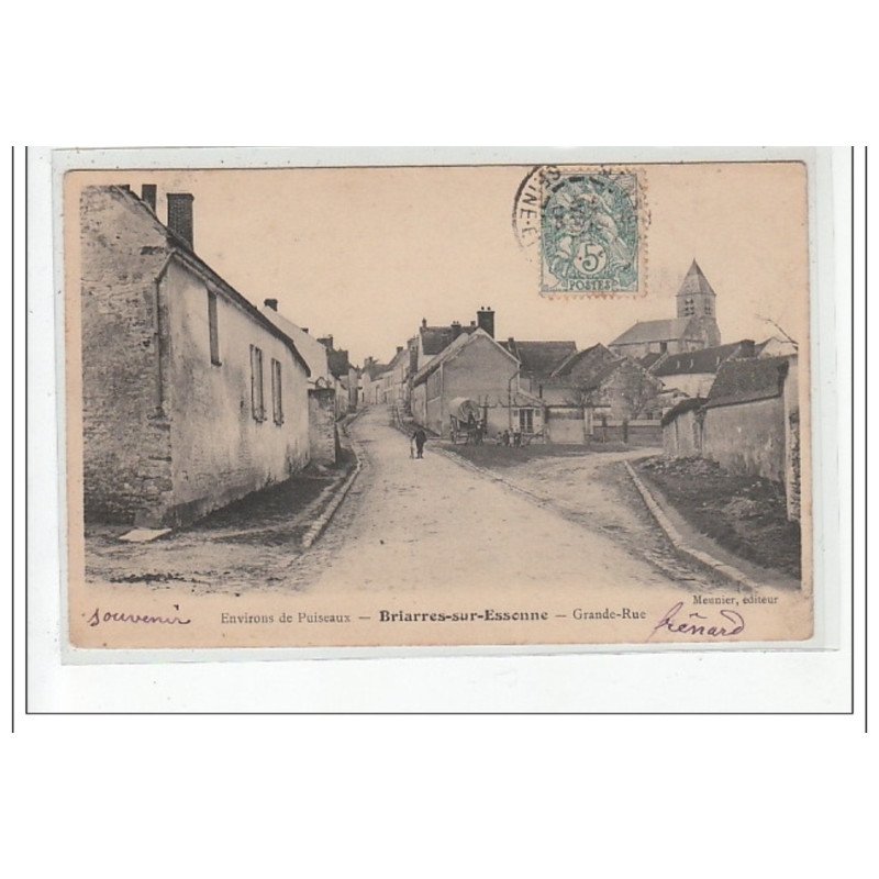 BRIARRES-sur-ESSONE : grande rue - tres bon état