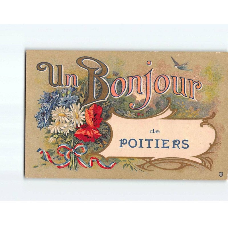 POITIERS : Carte Souvenir - très bon état