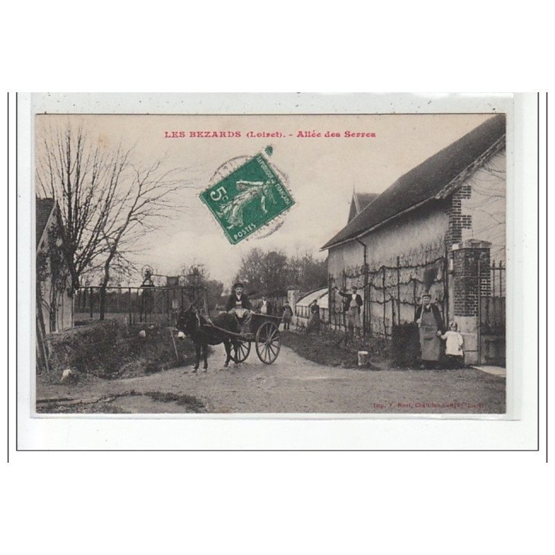 LES BEZARDS : allée des serres - tres bon état