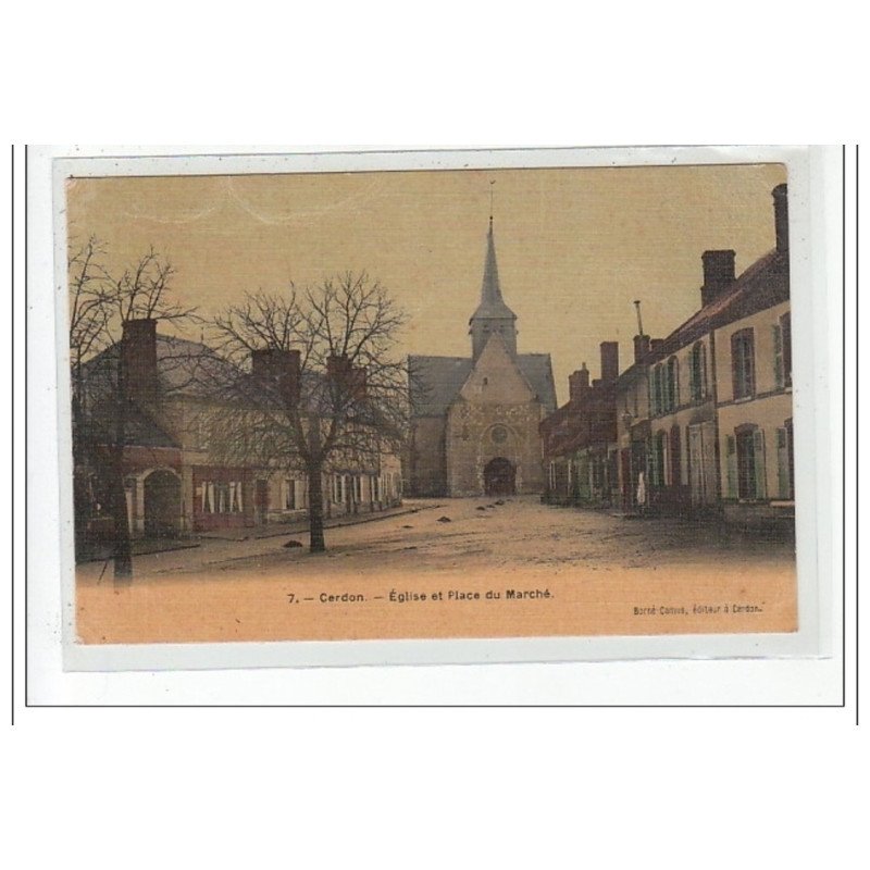CERDON : eglise et place du marché - tres bon état