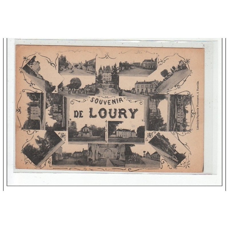 LOURY : souvenir de loury - tres bon état