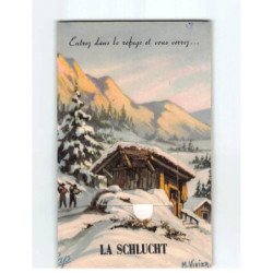 LA SCHLUCHT : Carte souvenir, système dépliant - très bon état