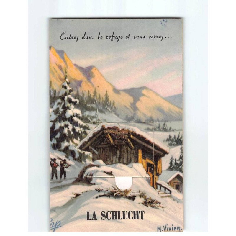 LA SCHLUCHT : Carte souvenir, système dépliant - très bon état